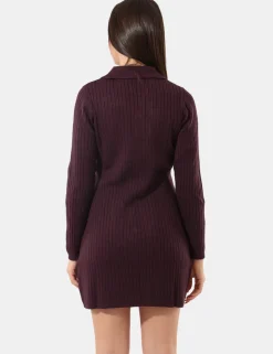 Abito in maglia Sandro Ferrone Viola