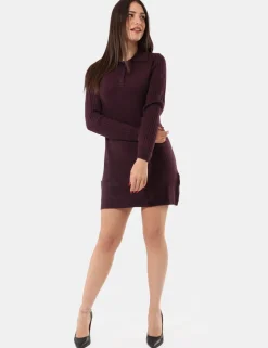 Abito in maglia Sandro Ferrone Viola