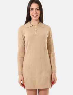Abito in maglia Sandro Ferrone Beige