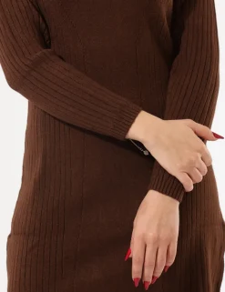 Abito in maglia Sandro Ferrone Marrone