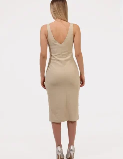Abito Materica Beige