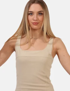 Abito Materica Beige