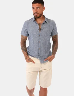 Bermuda jeans Gas Panna