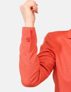 Blazer Materica Arancione