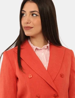 Blazer Materica Arancione
