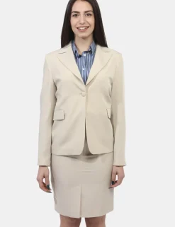 Blazer Materica Beige