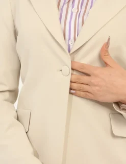 Blazer Materica Beige