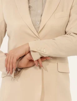 Blazer Materica Beige