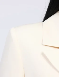 Blazer Materica Bianco