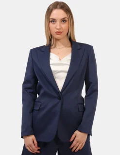 Blazer Materica Blu