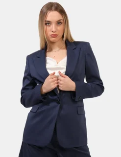 Blazer Materica Blu