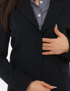 Blazer Materica Blu