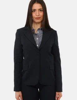 Blazer Materica Blu