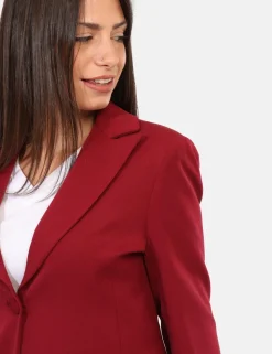 Blazer Materica Bordeaux