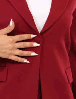 Blazer Materica Bordeaux