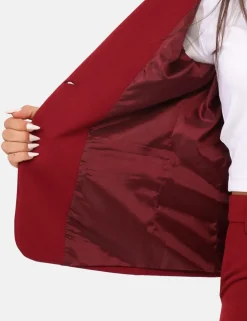 Blazer Materica Bordeaux