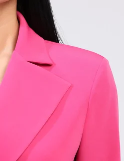 Blazer Materica Fucsia