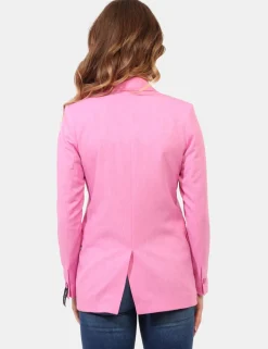 Blazer Materica Fucsia