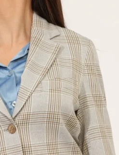 Blazer Materica Grigio