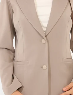 Blazer Materica Grigio