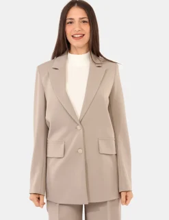 Blazer Materica Grigio