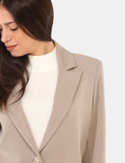 Blazer Materica Grigio