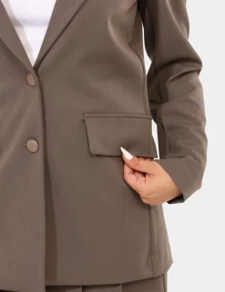Blazer Materica Grigio