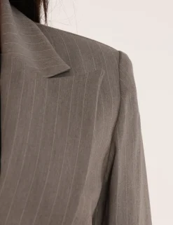 Blazer Materica Grigio