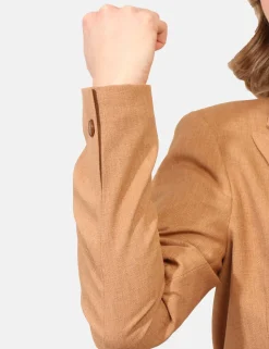 Blazer Materica Marrone