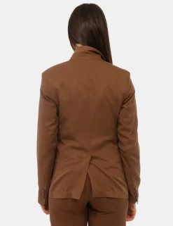 Blazer Materica Marrone