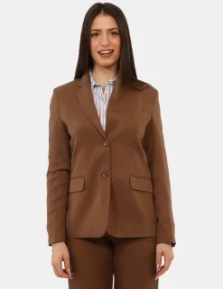 Blazer Materica Marrone