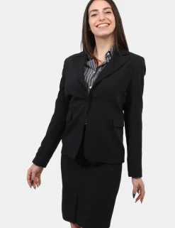 Blazer Materica Nero
