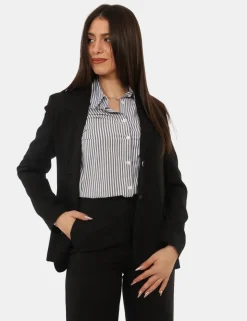 Blazer Materica Nero