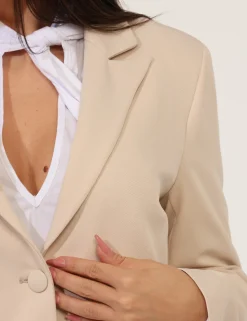 Blazer Materica Panna