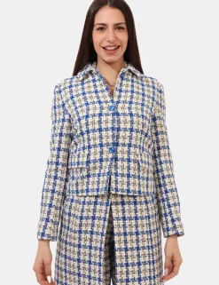 Blazer Materica Panna