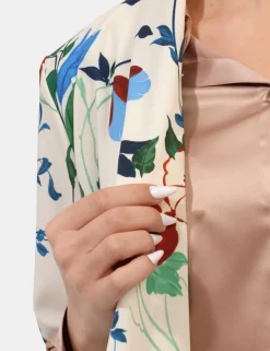 Blazer Materica Panna