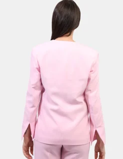 Blazer Materica Rosa