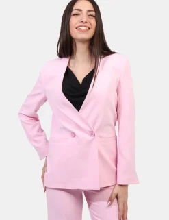 Blazer Materica Rosa