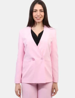 Blazer Materica Rosa