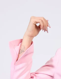 Blazer Materica Rosa