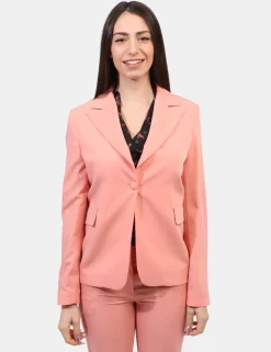 Blazer Materica Rosa