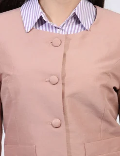 Blazer Materica Rosa