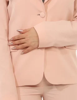 Blazer Materica Rosa