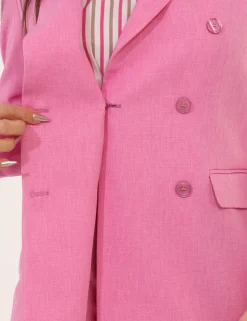 Blazer Materica Rosa