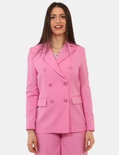 Blazer Materica Rosa