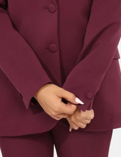 Blazer Materica Viola