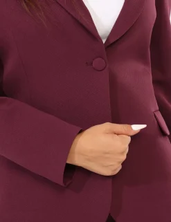 Blazer Materica Viola