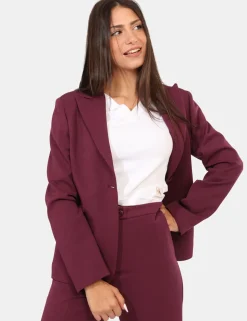 Blazer Materica Viola
