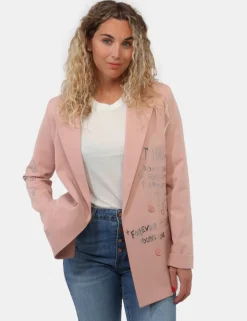 Blazer Rue De Clerie Rosa