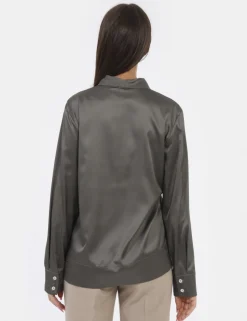 Blusa Materica Grigio